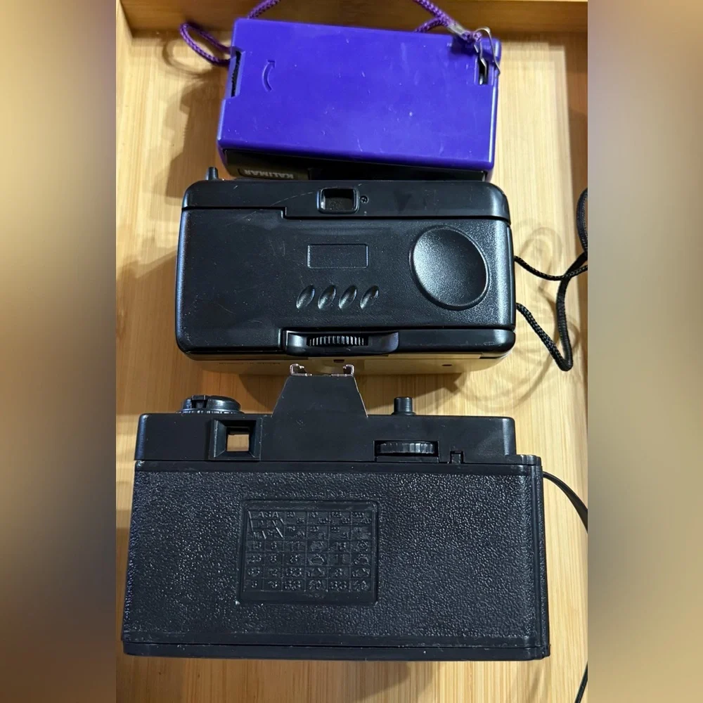 Vintage Camera Lot Untested Yamasheta 35mm, Kalimar Mini 110, Aspen 2000